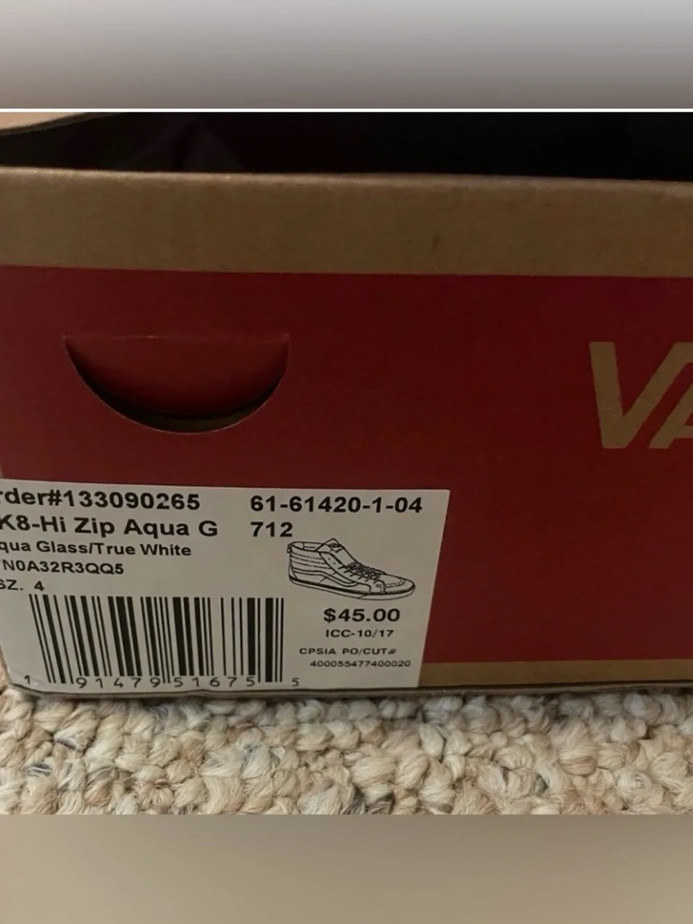 Vans brand new